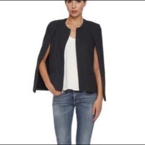 Black cape jacket